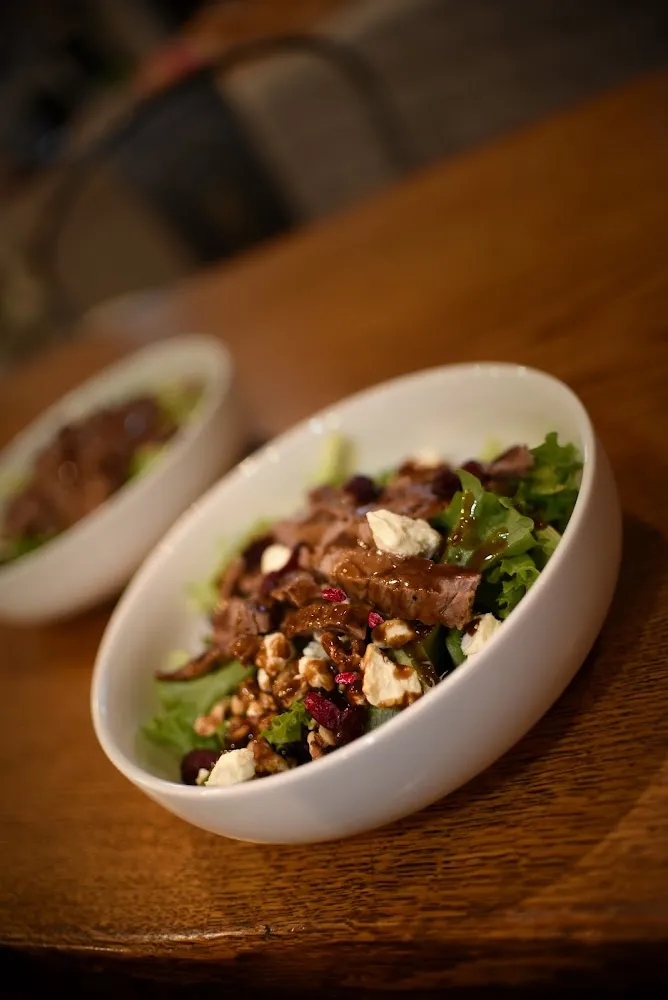 Spring Salad with Steak & Blue Cheese